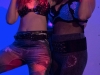 Buttercup Sunset and Topaz le Tease